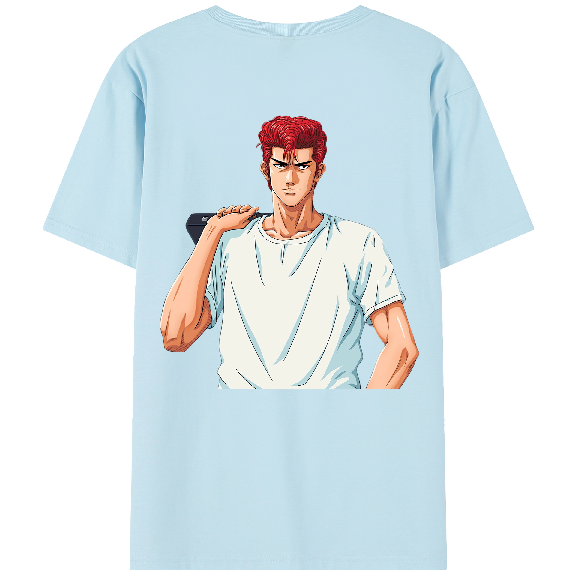 SLAM DUNK／スラムダンク 綿100％半袖Tシャツ（背面プリント）